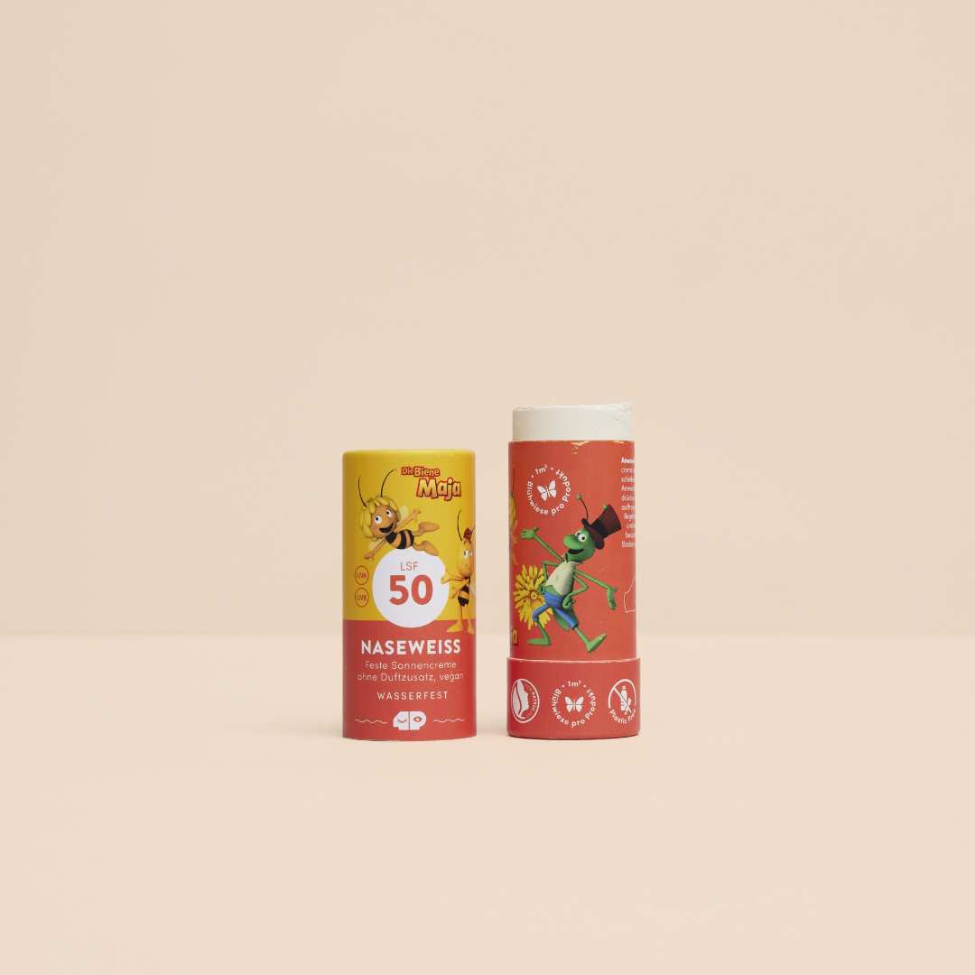 NASEWEISS (LSF 50) Feste Sonnencreme x Die Biene Maja (40g)