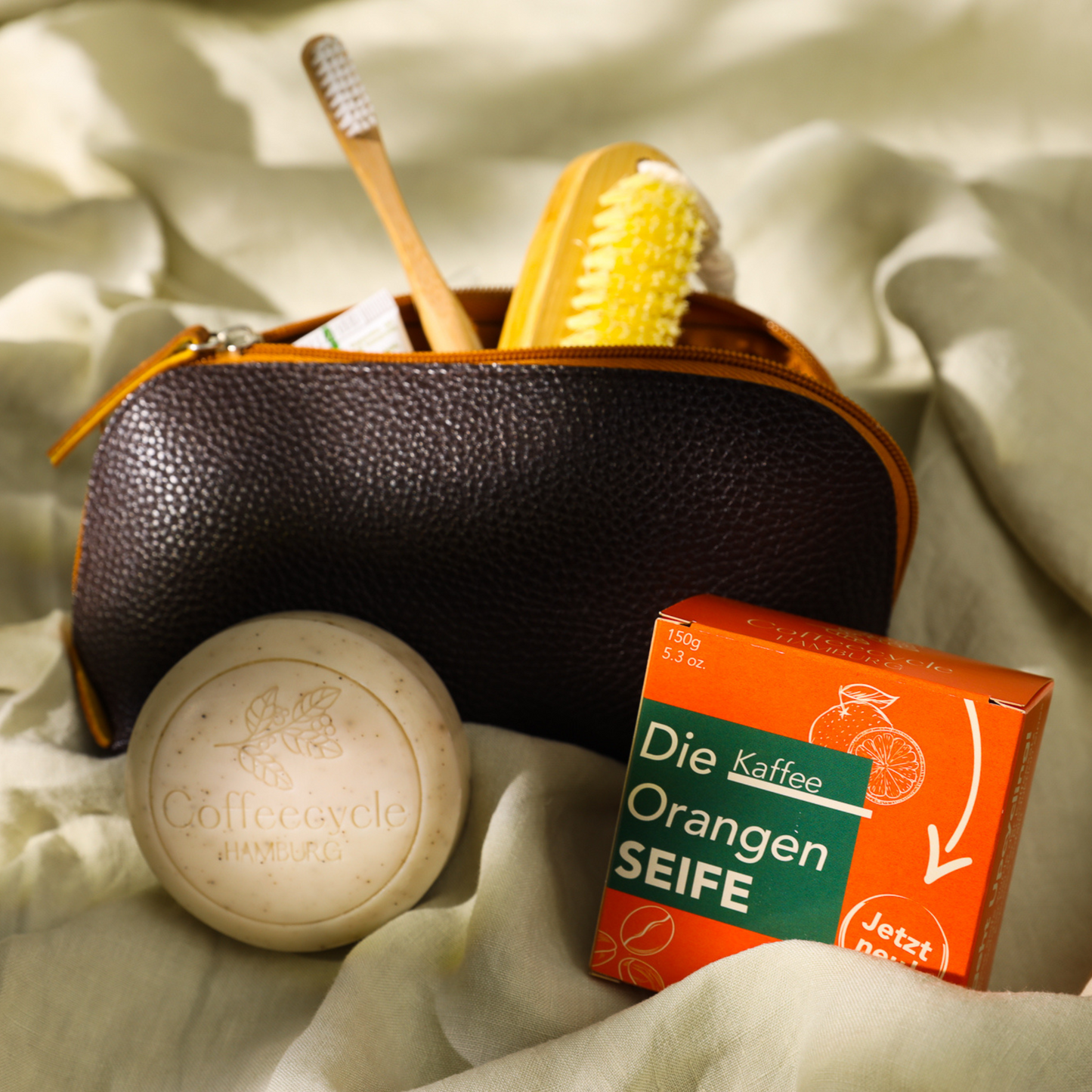 Seife 'Kaffee-Orange'