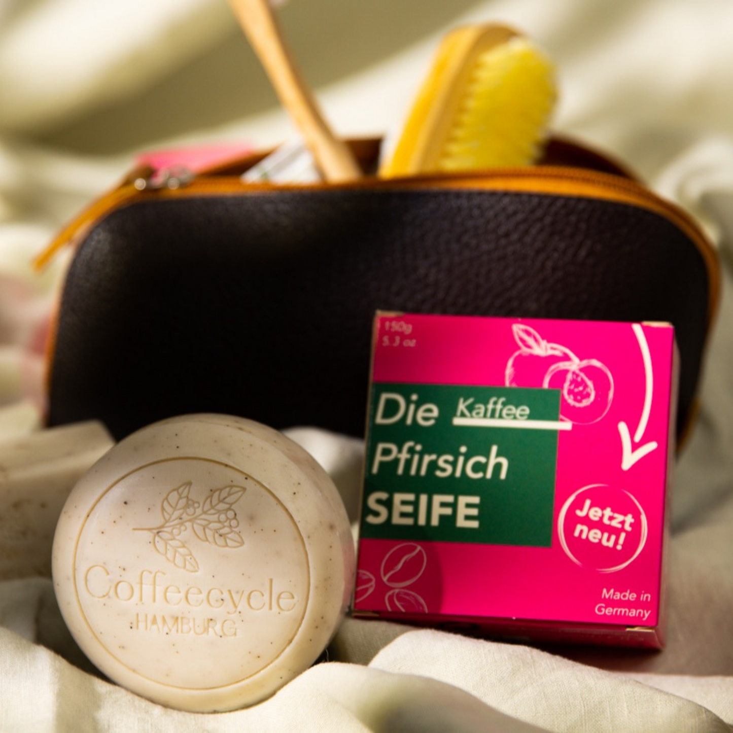 Seife 'Kaffee-Pfirsich'