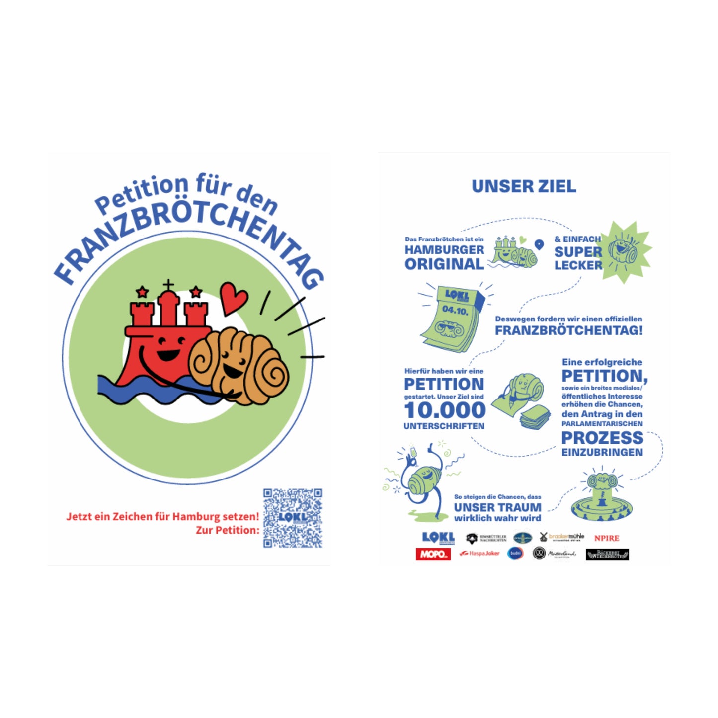 Flyer 'Franzbrötchentag'