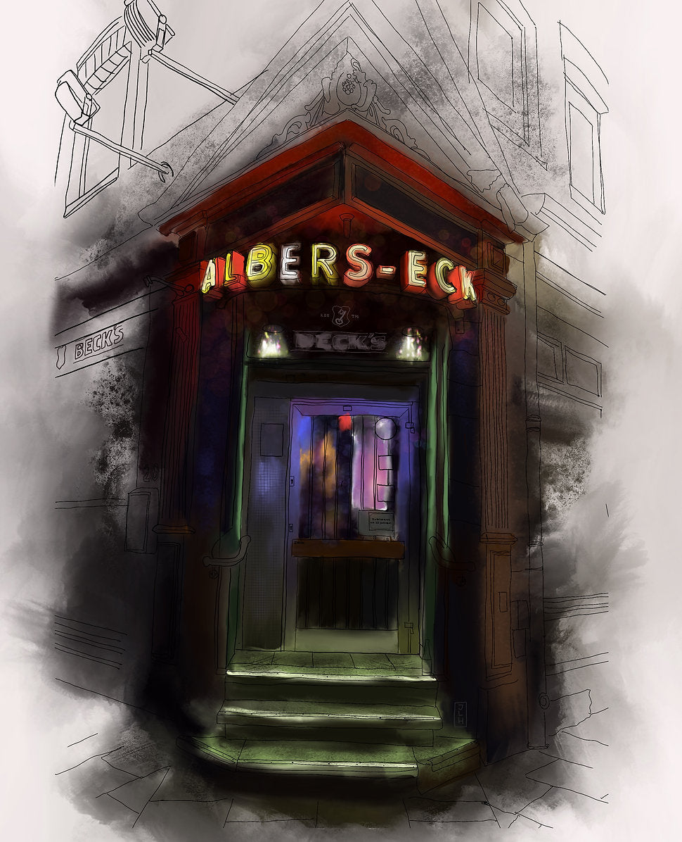 Illustration 'Albers-Eck' - Lilli Waterkant