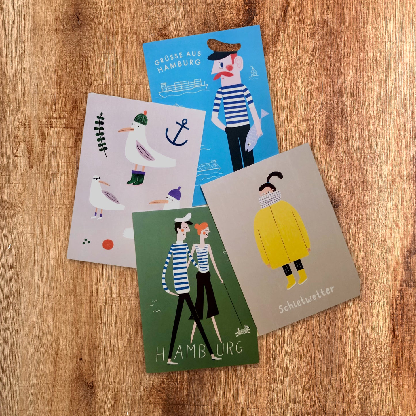 Postkarten-Set 'Hamburg'