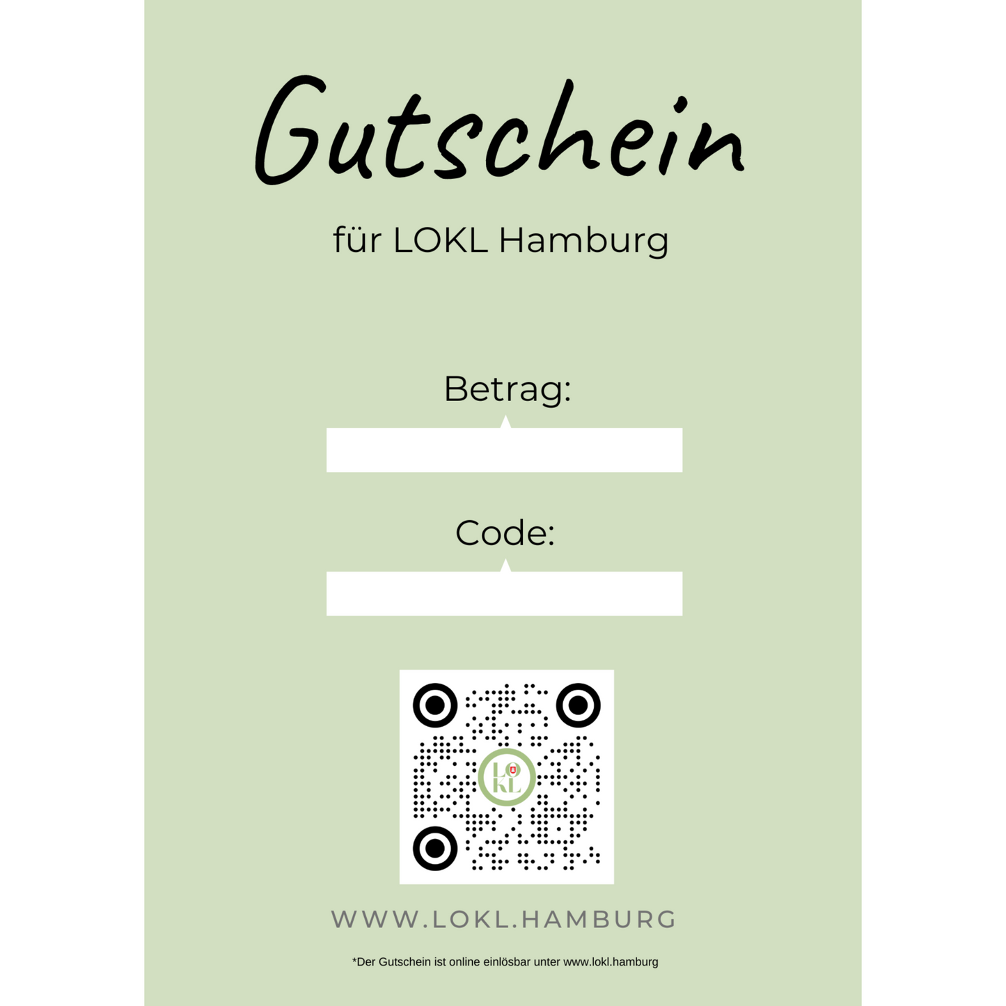 LOKL Hamburg-Geschenkgutschein