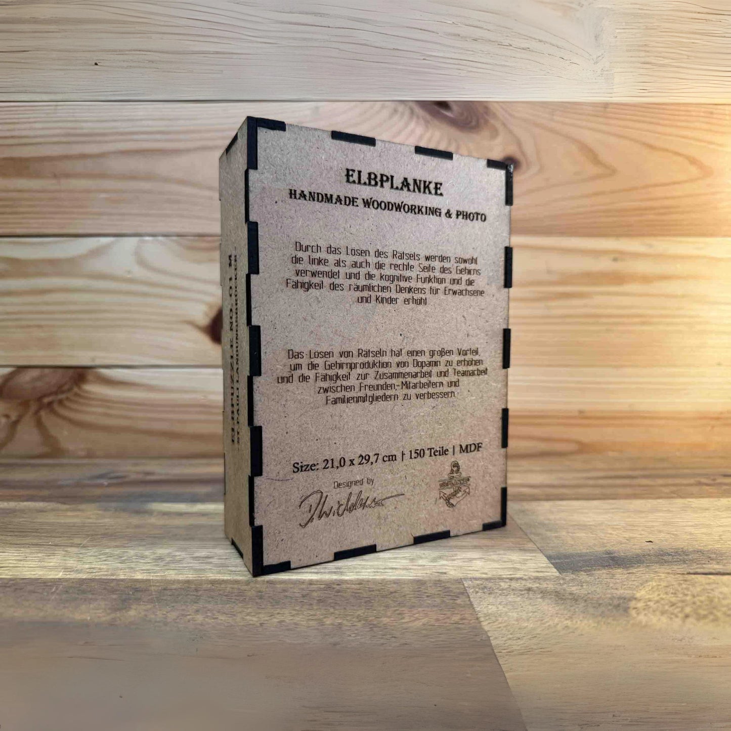 Puzzle Holz 'St. Pauli Landungsbrücken'