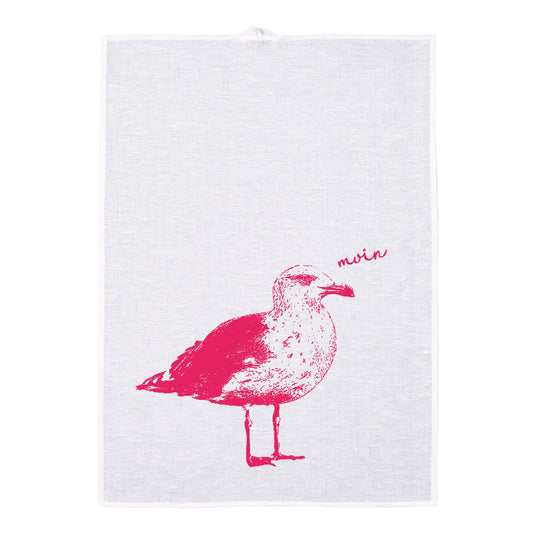 Geschirrtuch 'Moin Möwe'