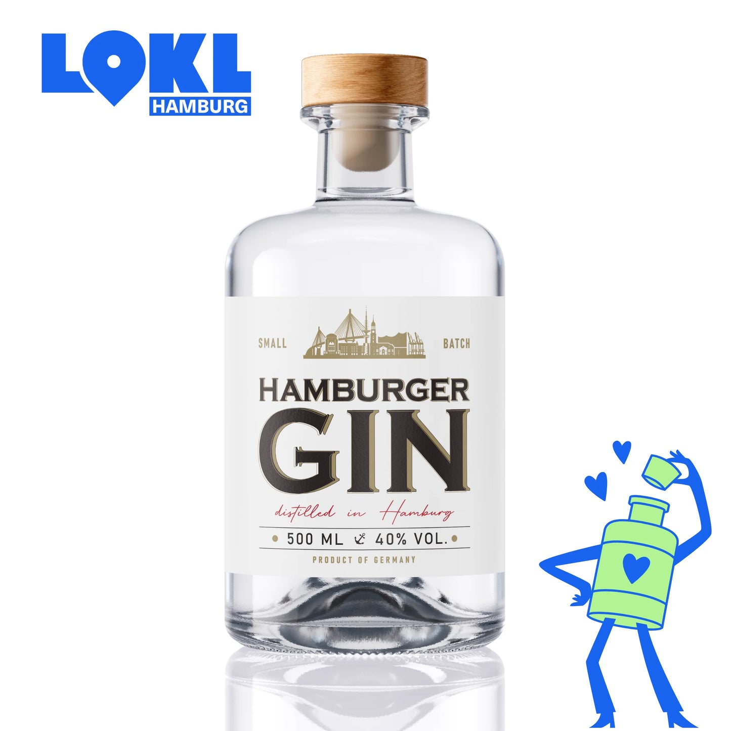 Gin mit Zimtnote "Hamburger Gin"