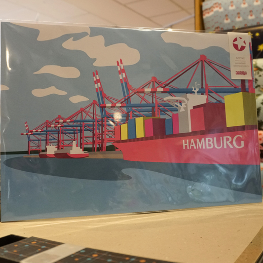 Poster 'Hamburger Hafen' - Artprint