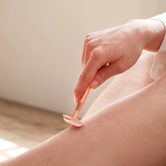 Rasierhobel 'Roségold' - inkl. 5 Klingen