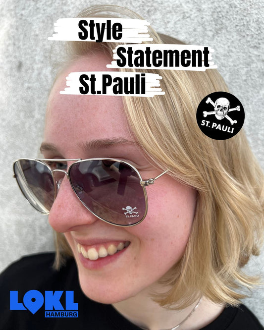 Sonnenbrille FC St. Pauli 'Totenkopf' - Pilotenbrille