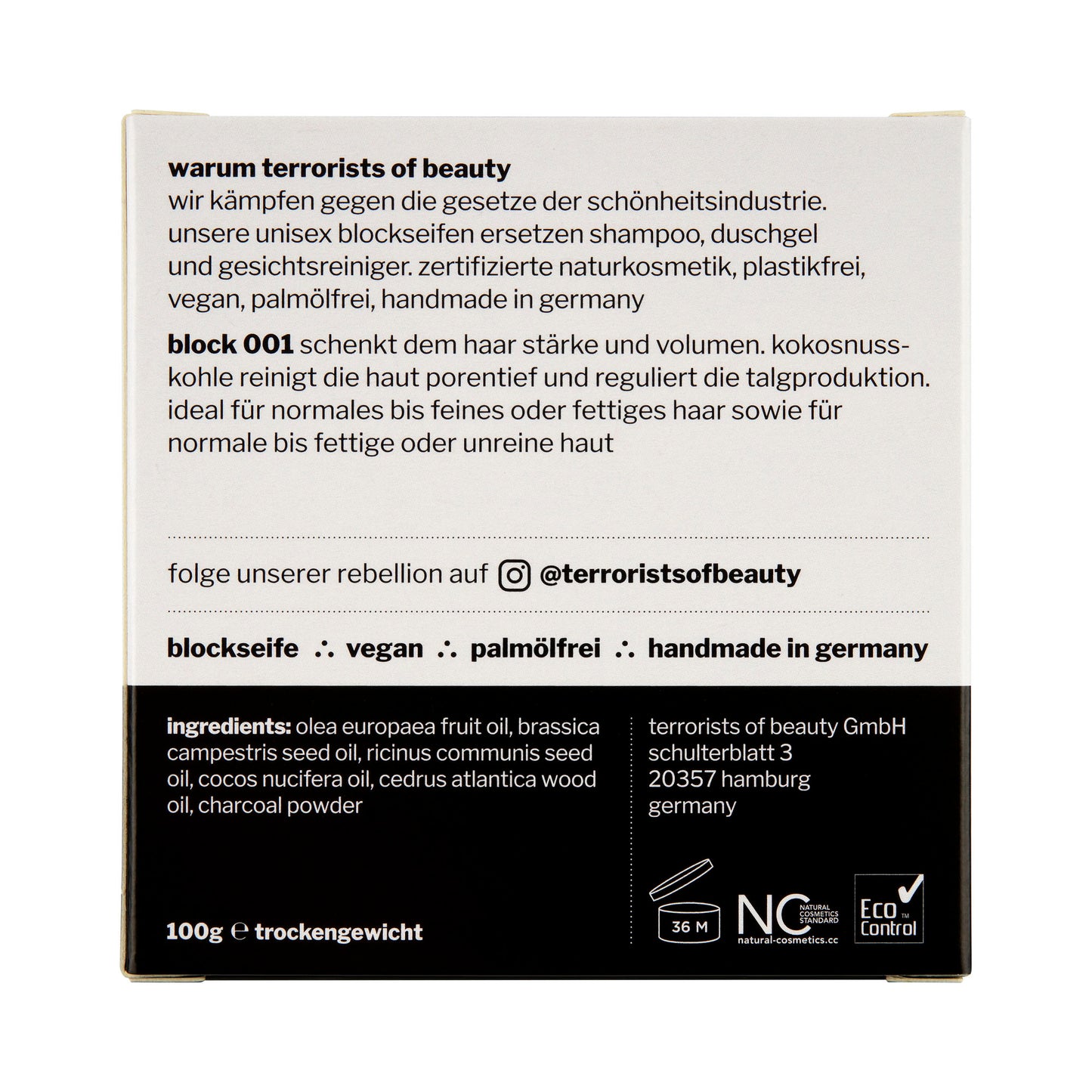 Seife 'cleanse + strengthen'