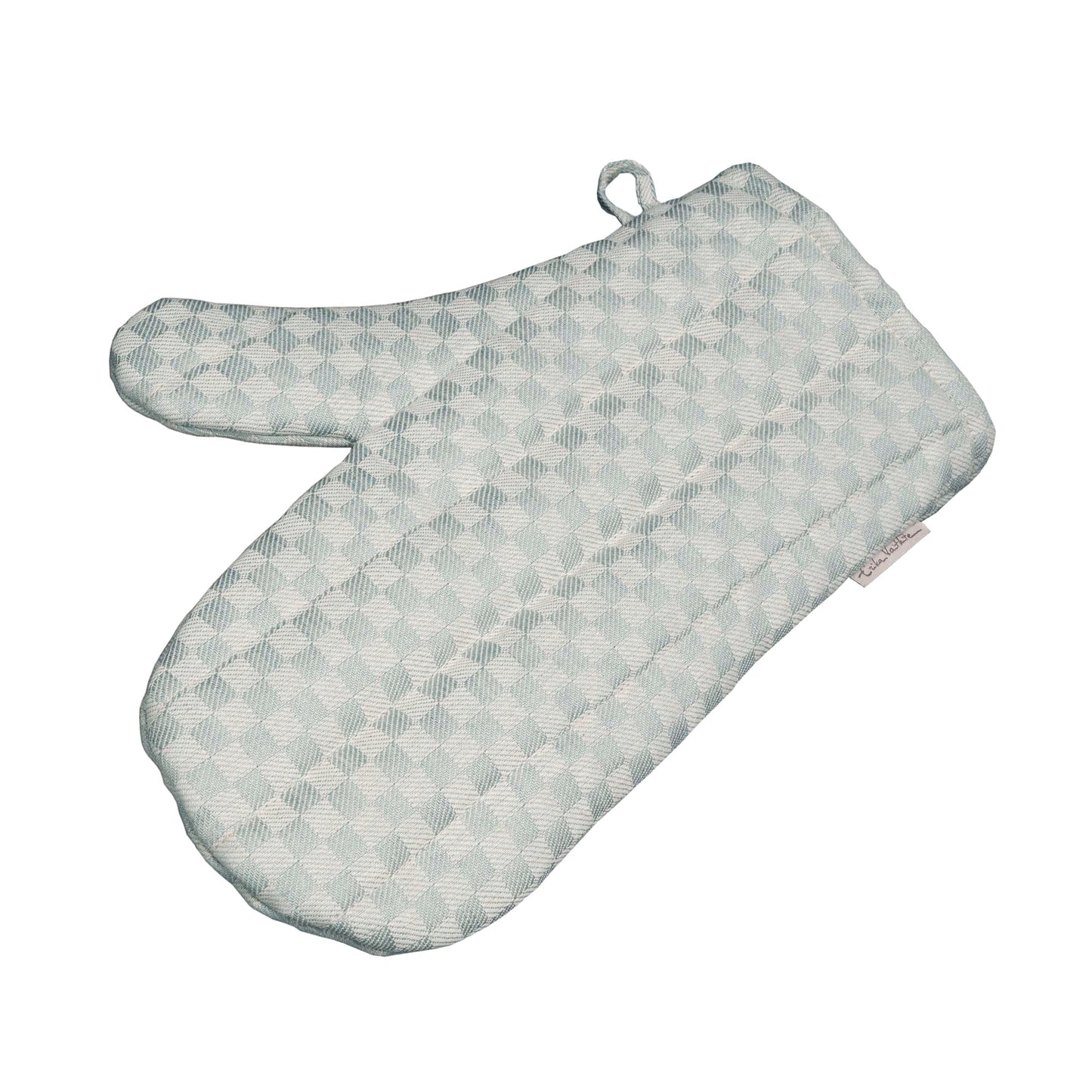 Halbleinen-Topfhandschuhe "Schachbrett"