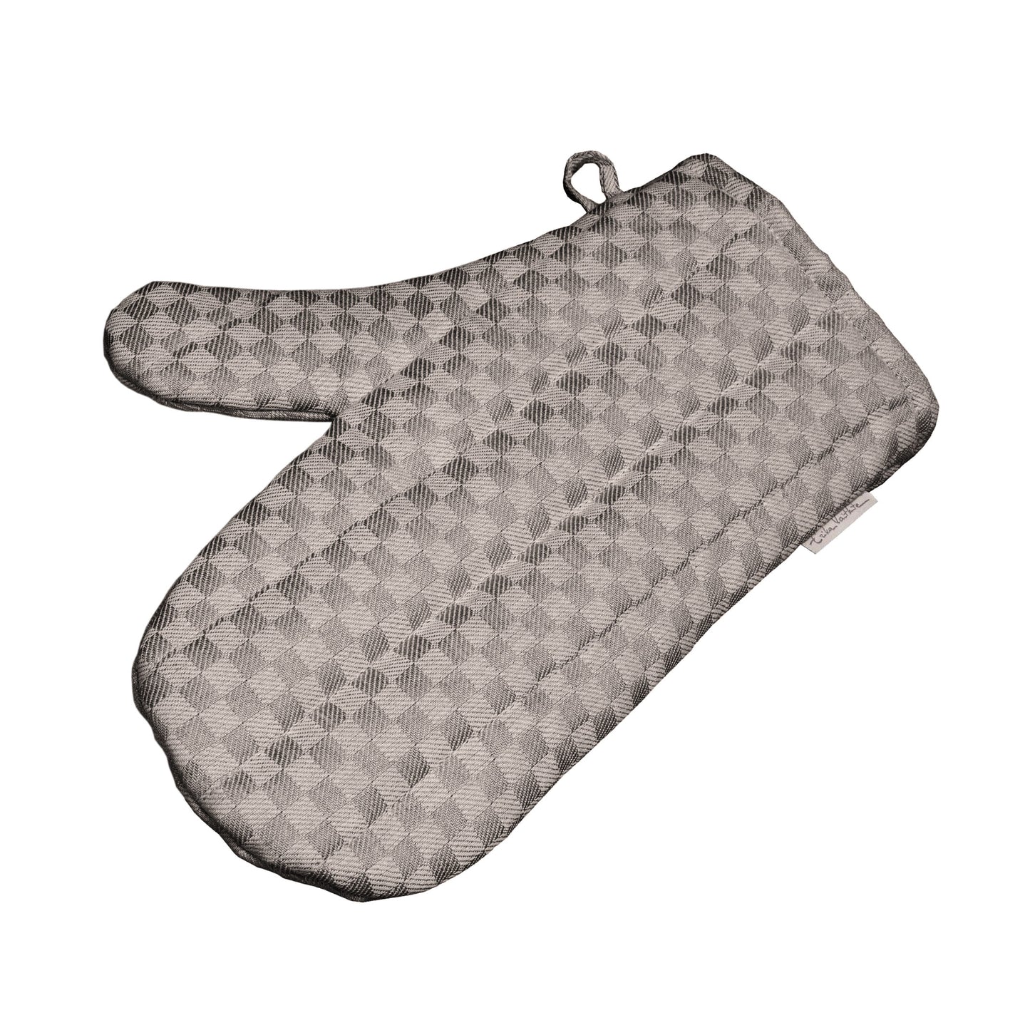Halbleinen-Topfhandschuhe "Schachbrett"