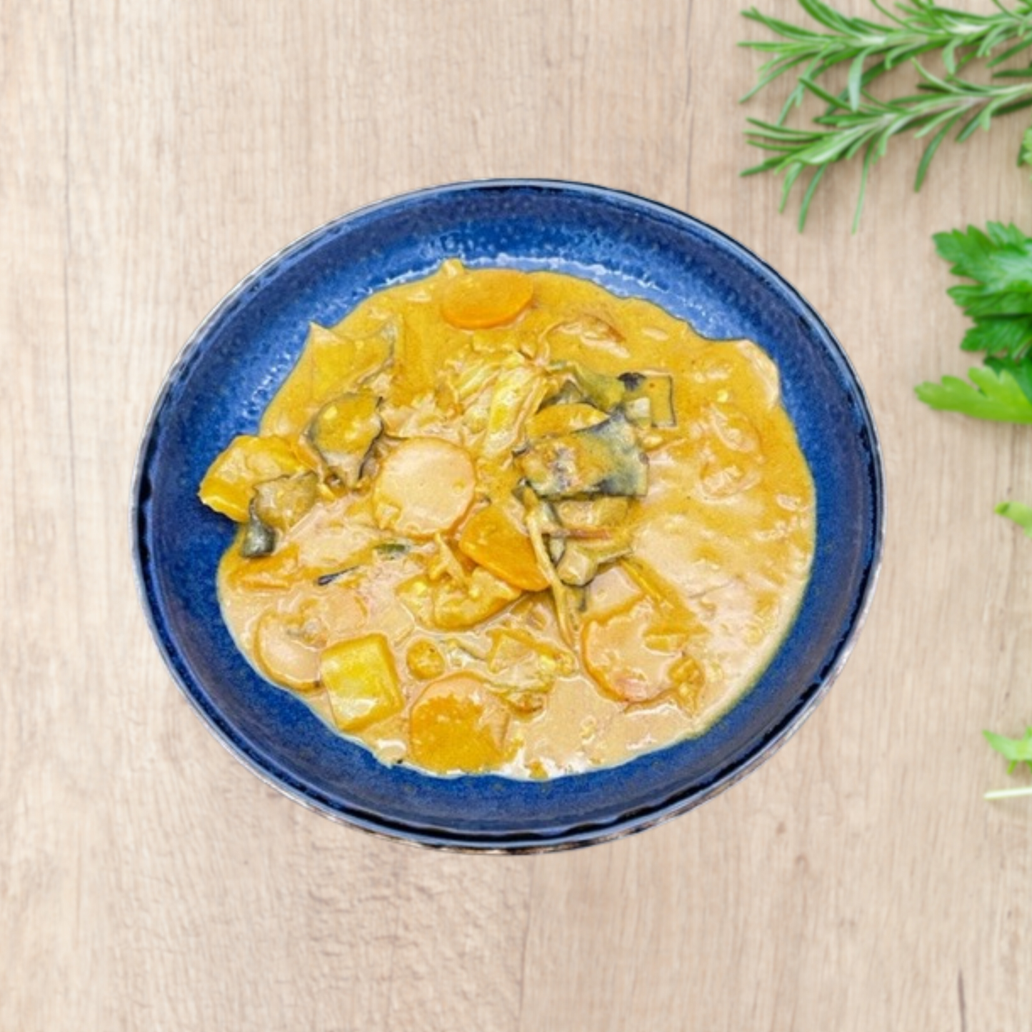 Veganes Erdnuss-Kokos-Gemüse-Curry (im Glas)