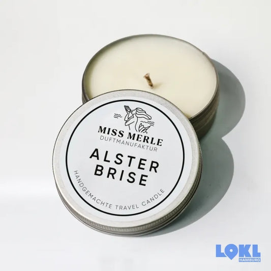 Kerze 'Alster Brise' - in der Dose (90g)