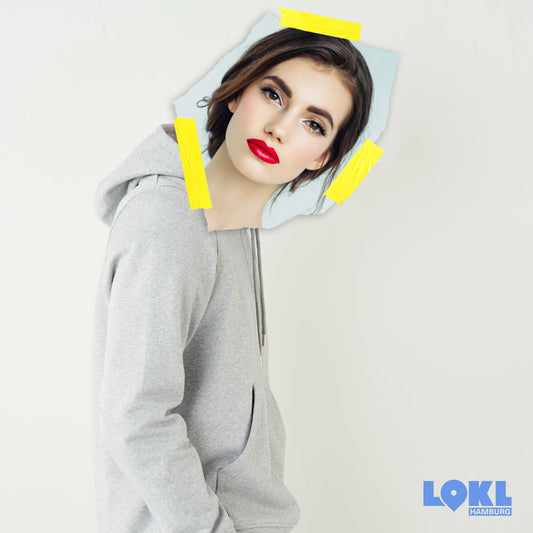 Hoodie 'The Boyfriend' - grau