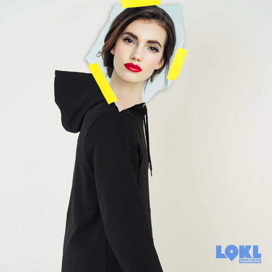 Hoodie 'The Boyfriend' - schwarz