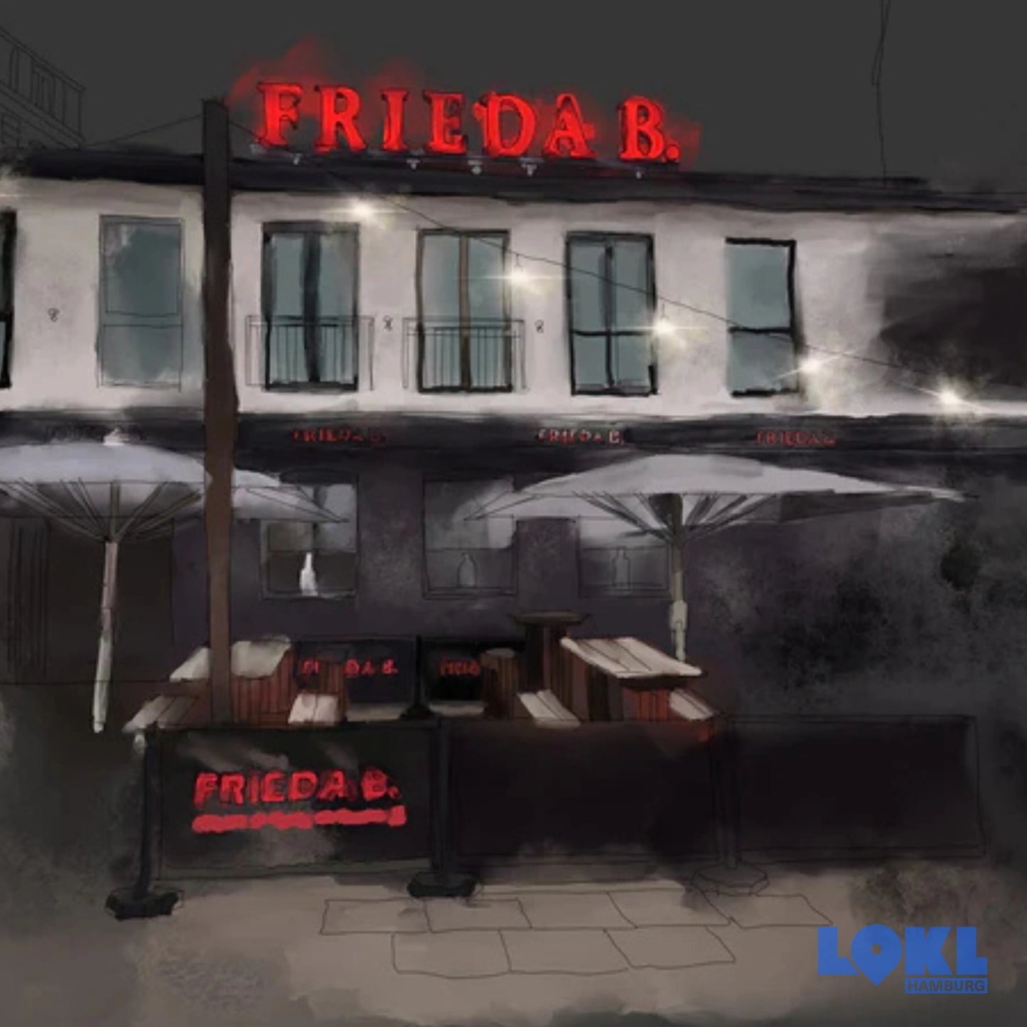 Illustration 'Frieda B' - Lilli Waterkant