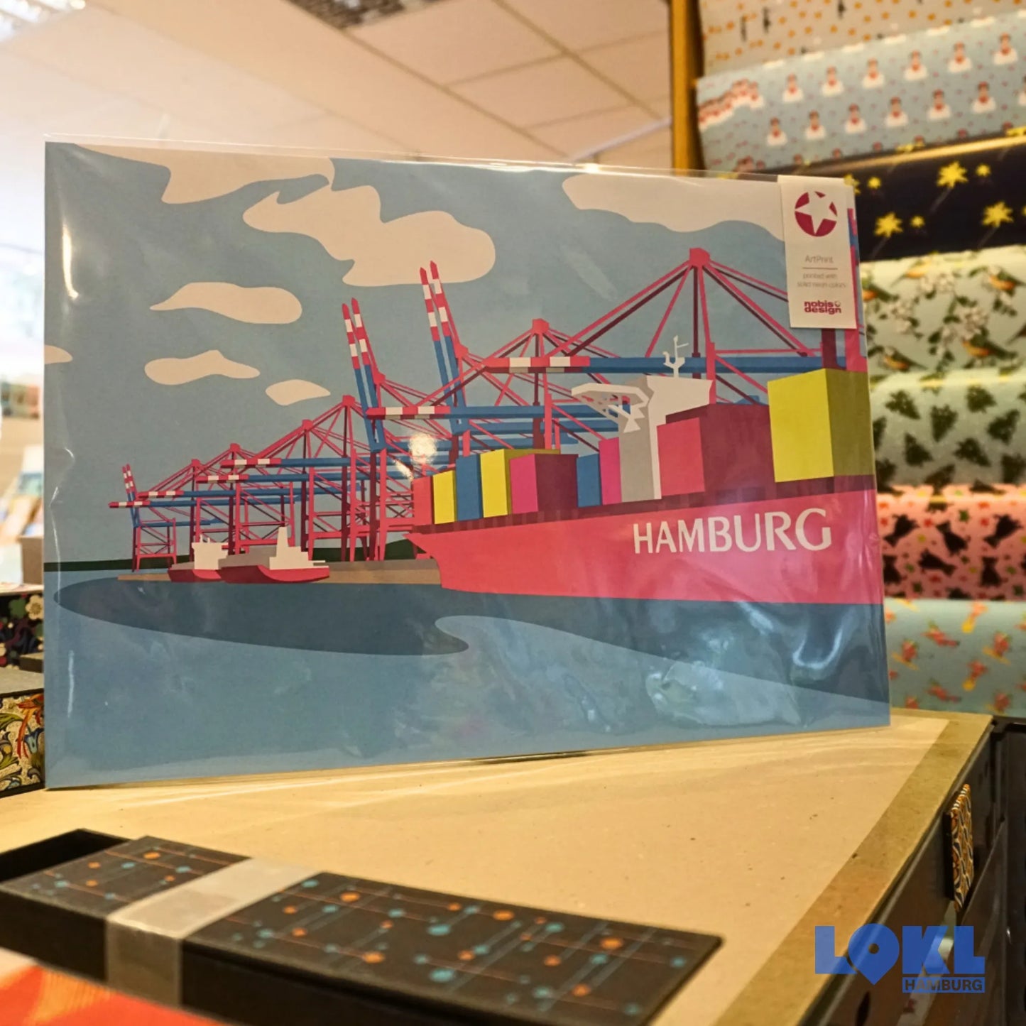 Poster 'Hamburger Hafen' - Artprint