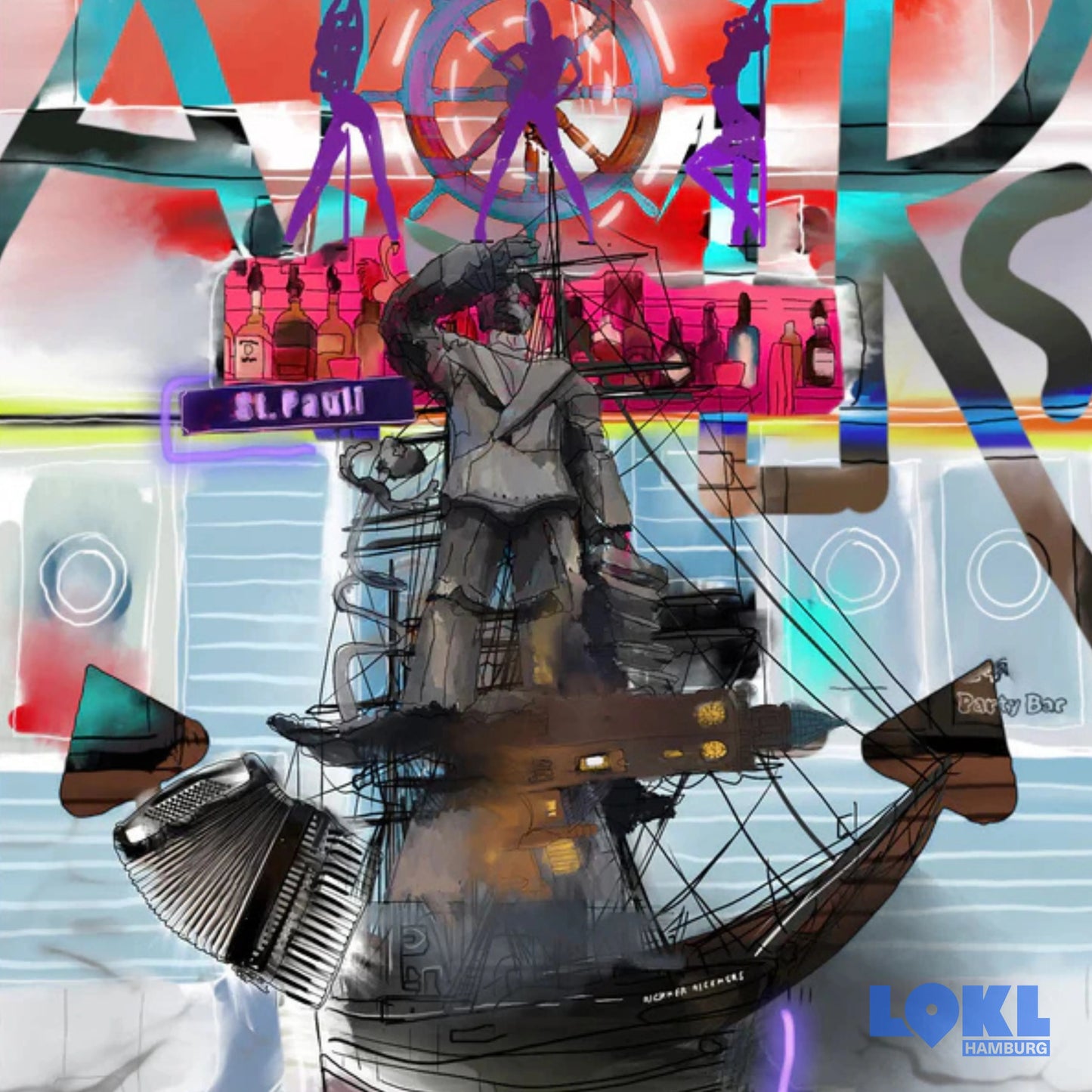 Collage 'Hans Albers' - Lilli Waterkant, limitiert