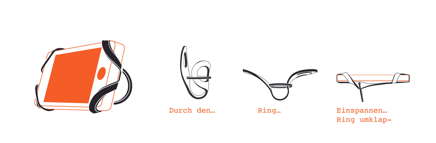 Handyhalterung Fahrrad 'Rubberman'