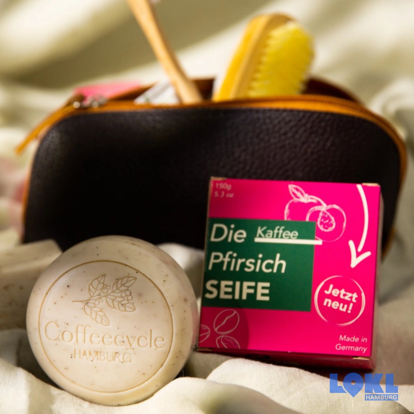 Seife 'Kaffee-Pfirsich'