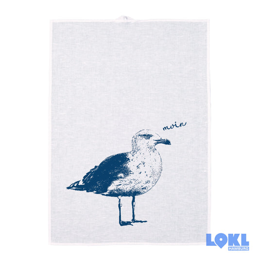 Geschirrtuch 'Moin Möwe'