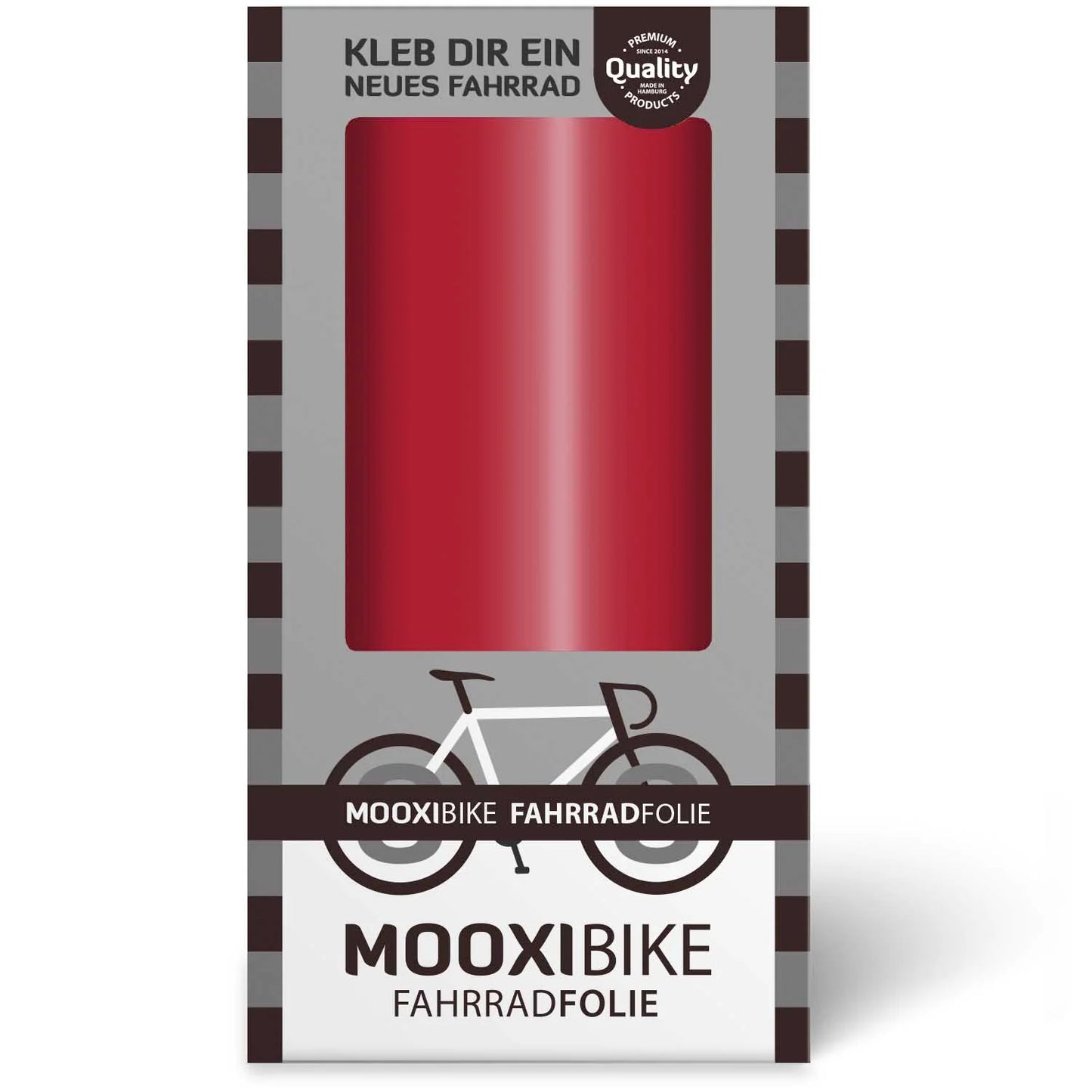 Glänzende Fahrradrahmenschutzfolie