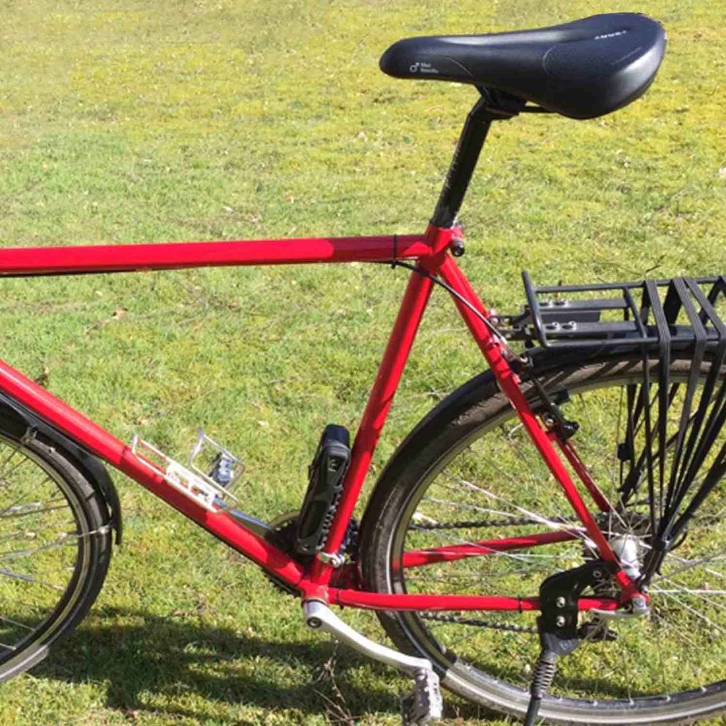 Glänzende Fahrradrahmenschutzfolie