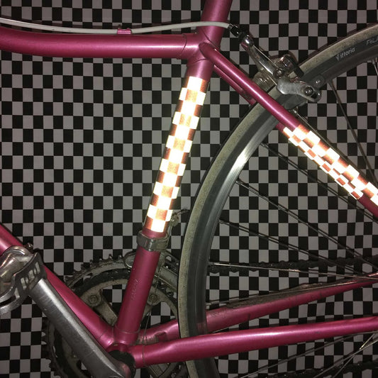 Fahrradrahmenaufkleber 'reflektierend'