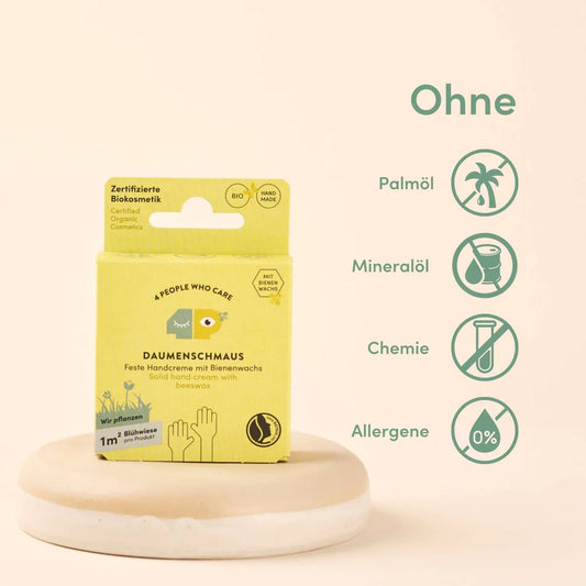 Feste Handcreme 'Daumenschmaus' - Nachfüller (40g)