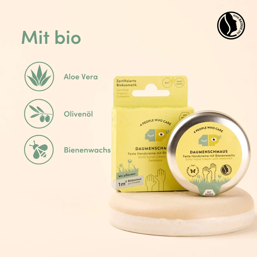 Feste Handcreme 'Daumenschmaus' - Nachfüller (40g)