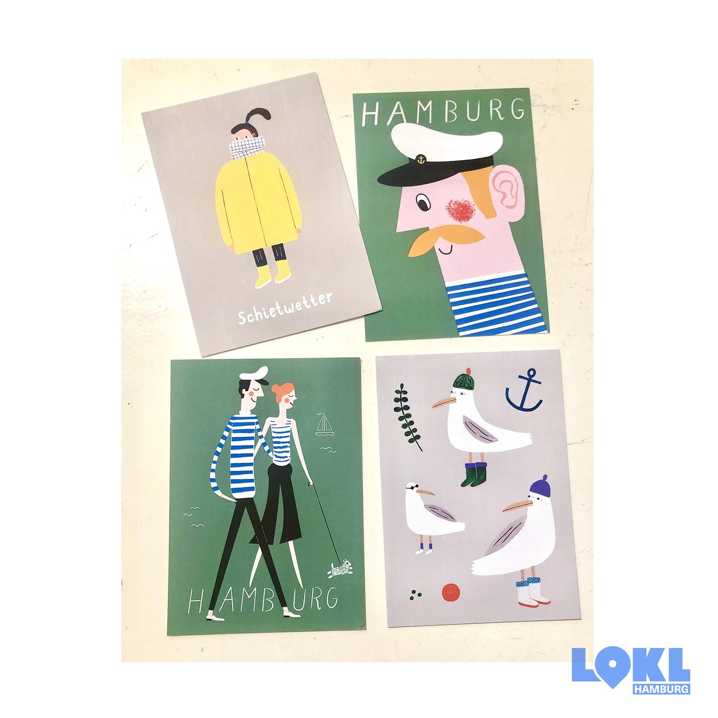 Postkarten-Set 'Hamburg'