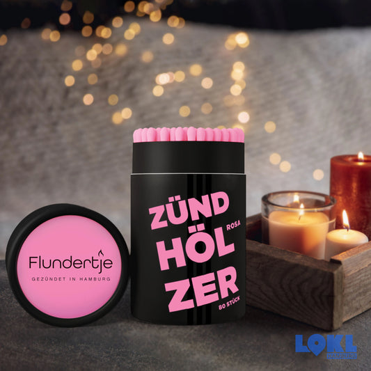Zündhölzer-Set Designer 'Rosa'