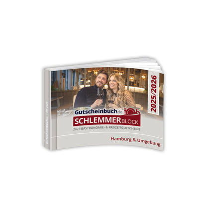 Gutscheinbuch Schlemmerblock Hamburg & Umgebung 2026 (NEU)