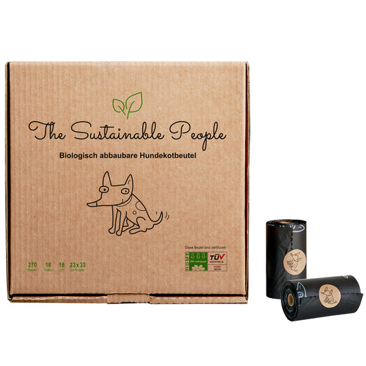 Biologisch abbaubare Hundekotbeutel 18er Pack