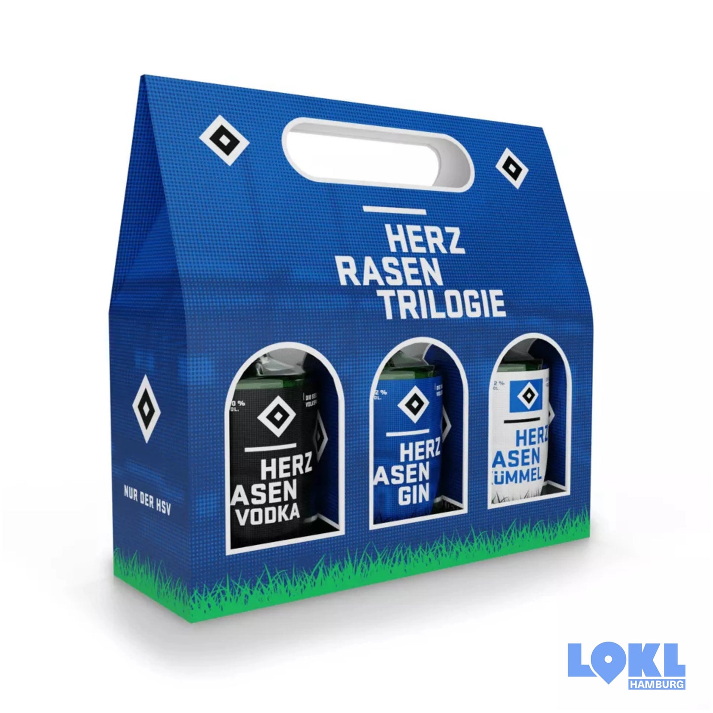 Trilogie HSV 'Herzrasen' - 3 x Schnaps