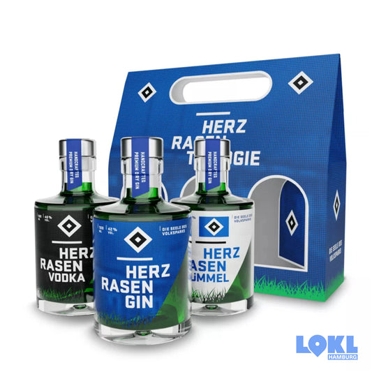 Trilogie HSV 'Herzrasen' - 3 x Schnaps