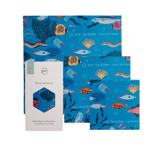 Bienenwachstücher 'Bio' - 3er Set