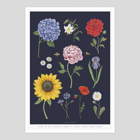 Blumen-Print (DIN A2)