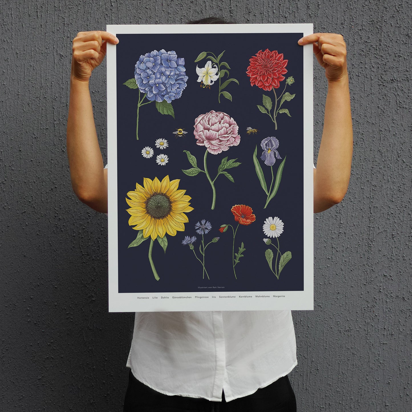 Blumen-Print (DIN A2)