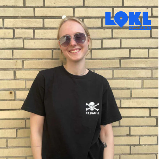 🤎🤍 St.Pauli Bundle: Pilotenbrille Totenkopf + T-Shirt