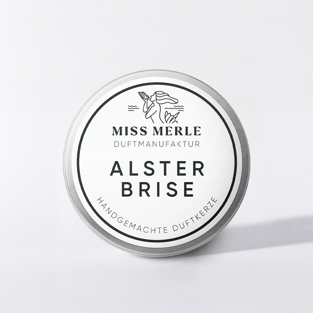 Kerze 'Alster Brise' - in der Dose (90g)
