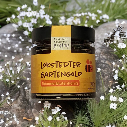 Lokstedter Gartengold - flüssiger Blütenhonig aus Hamburg-Lokstedt (Sommerhonig 2023)