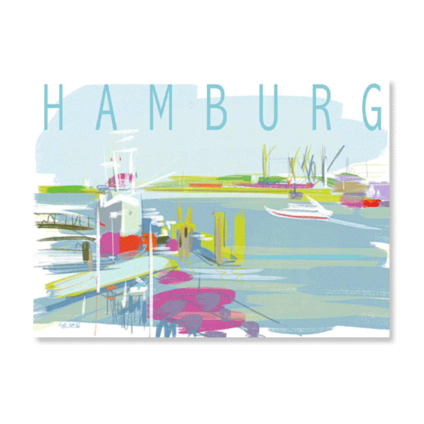 Grußkarten Hamburg-Motive