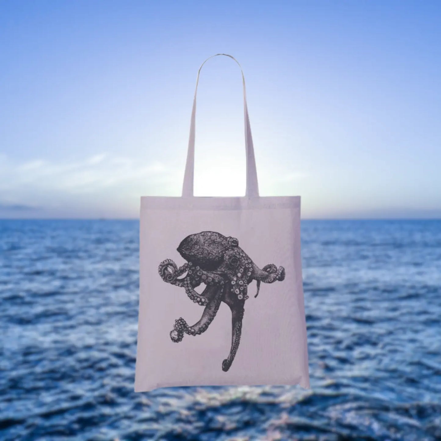 Stoffbeutel Oktopus - dein maritimer Begleiter