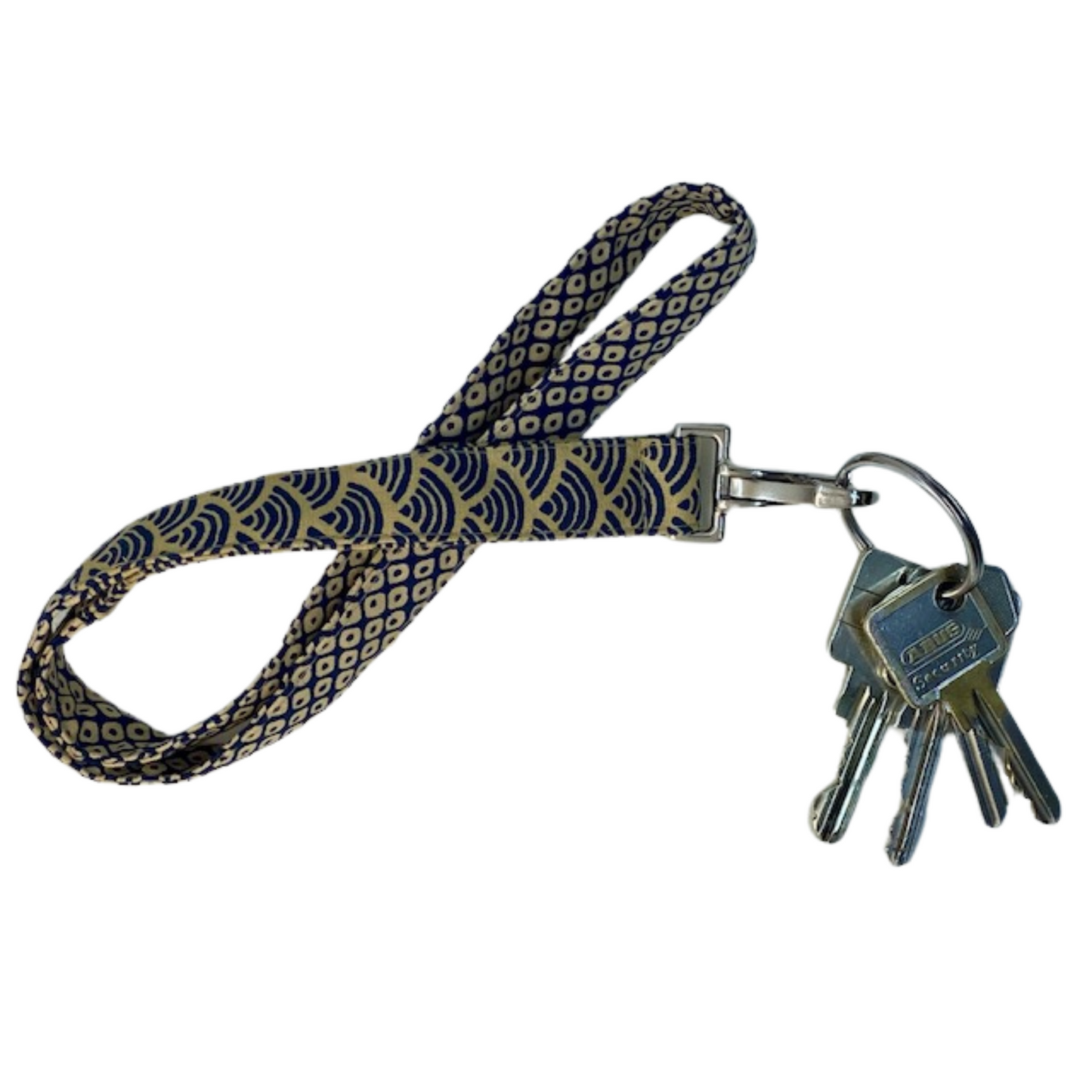 Schlüsselband ITO Kanoko blue