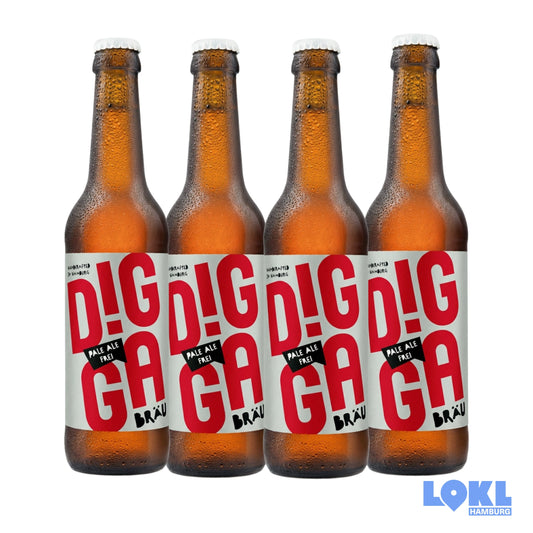 DiggaBräu - ALE ALKOHOLFREI - 4er Box