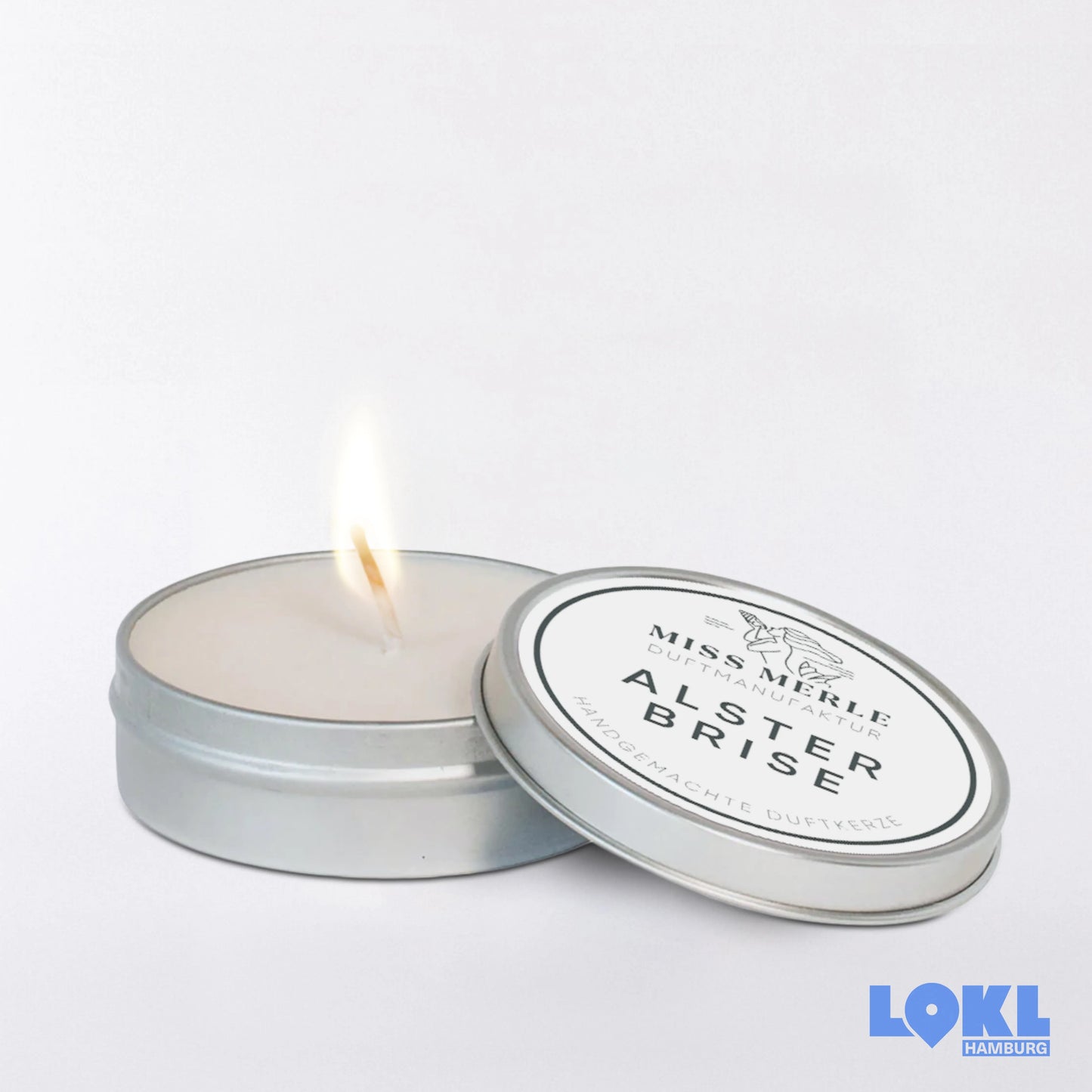 Kerze 'Alster Brise' - in der Dose (90g)