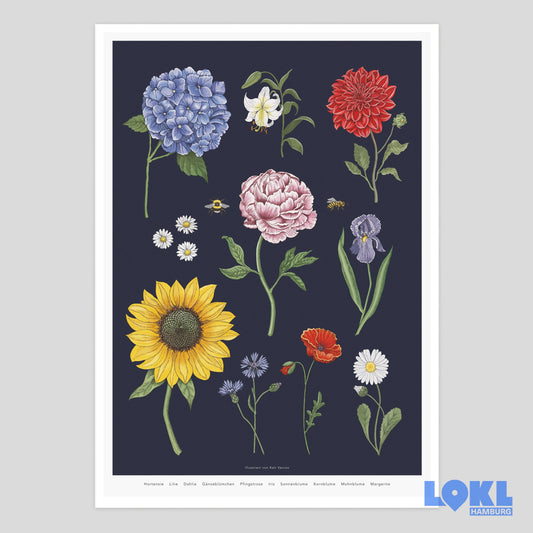 Poster 'Blumen' - Artprint