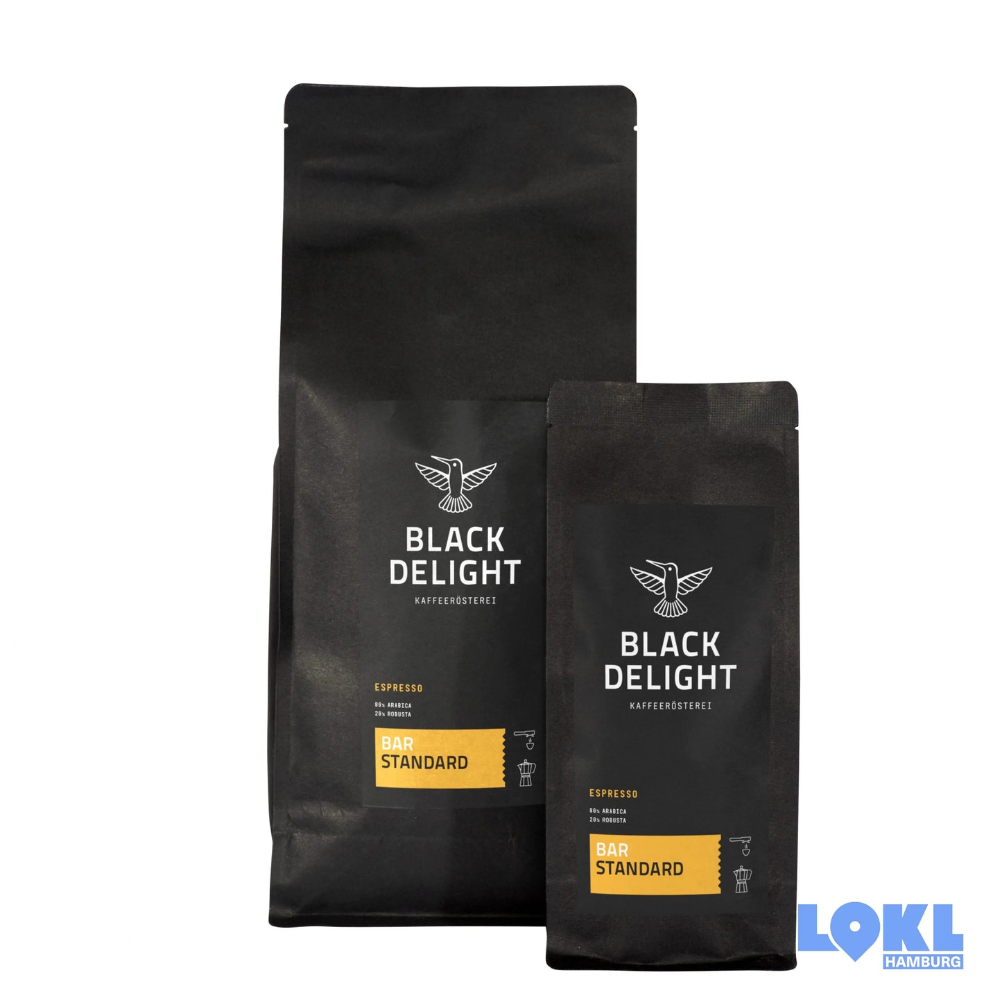 Kaffee 'Bar Standard' - geröstet, ganze Bohnen